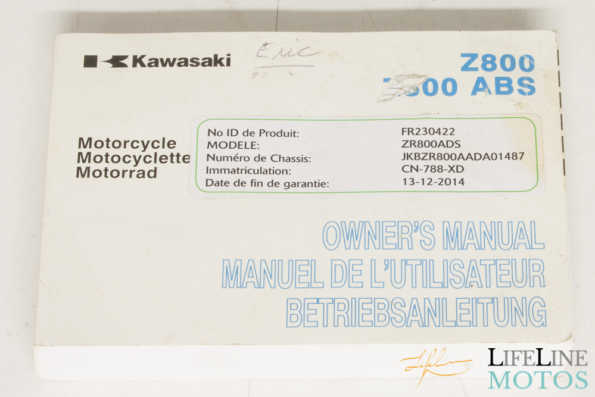 Manuel constructeur Kawasaki Z800 ABS-1-4
