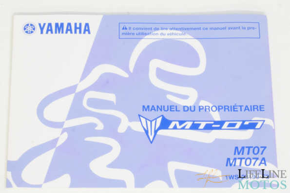 Manuel du constructeur MT07 Yamaha-1